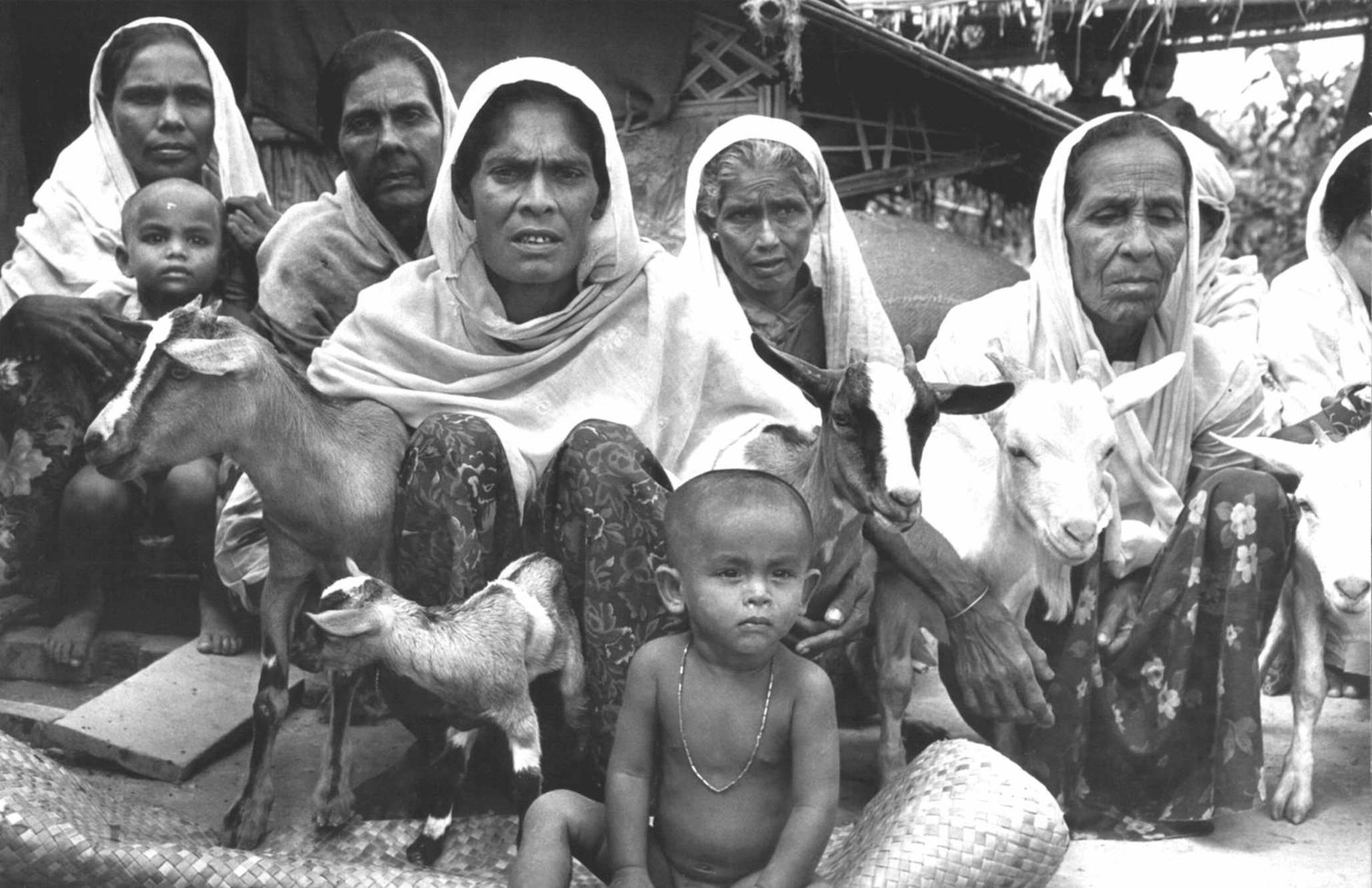Rohingya refugees. Many of the Rohingya minority are denied citizenship in Myanmar.